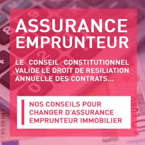 Résiliation annuelle assurance pret immobilier