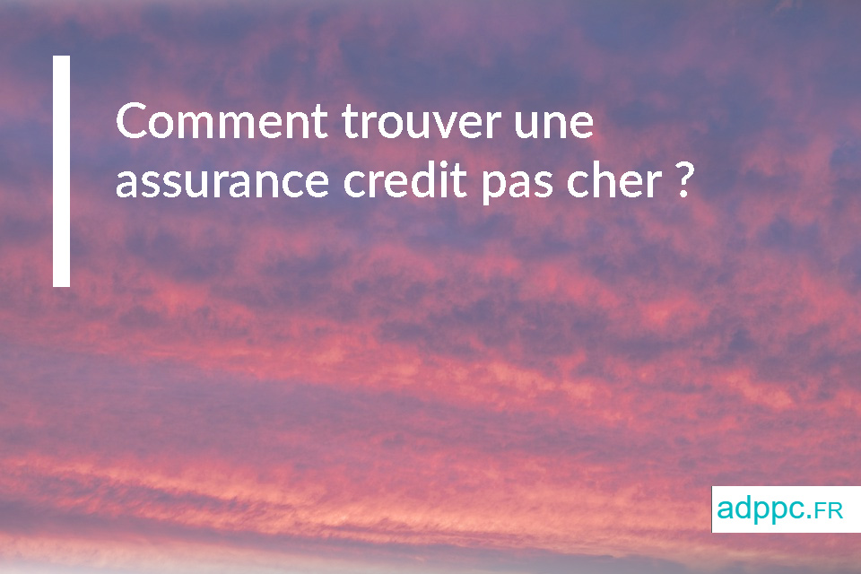 Comment trouver une assurance credit pas cher ?