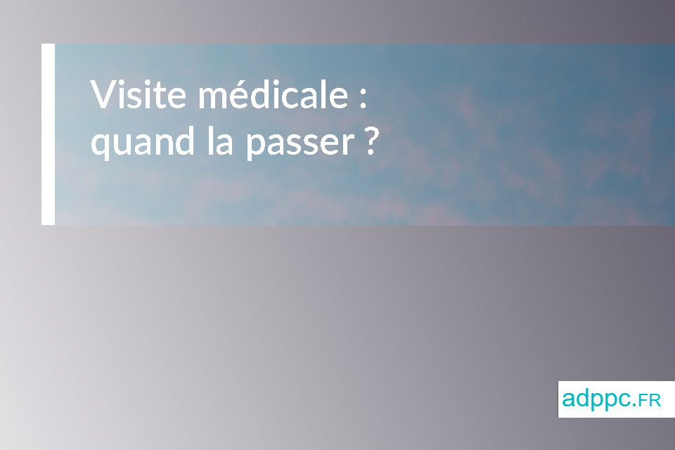 Visite médicale assurance pret