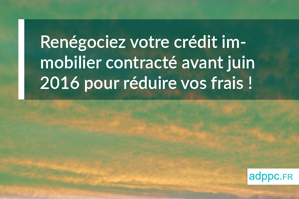 renégociez votre credit