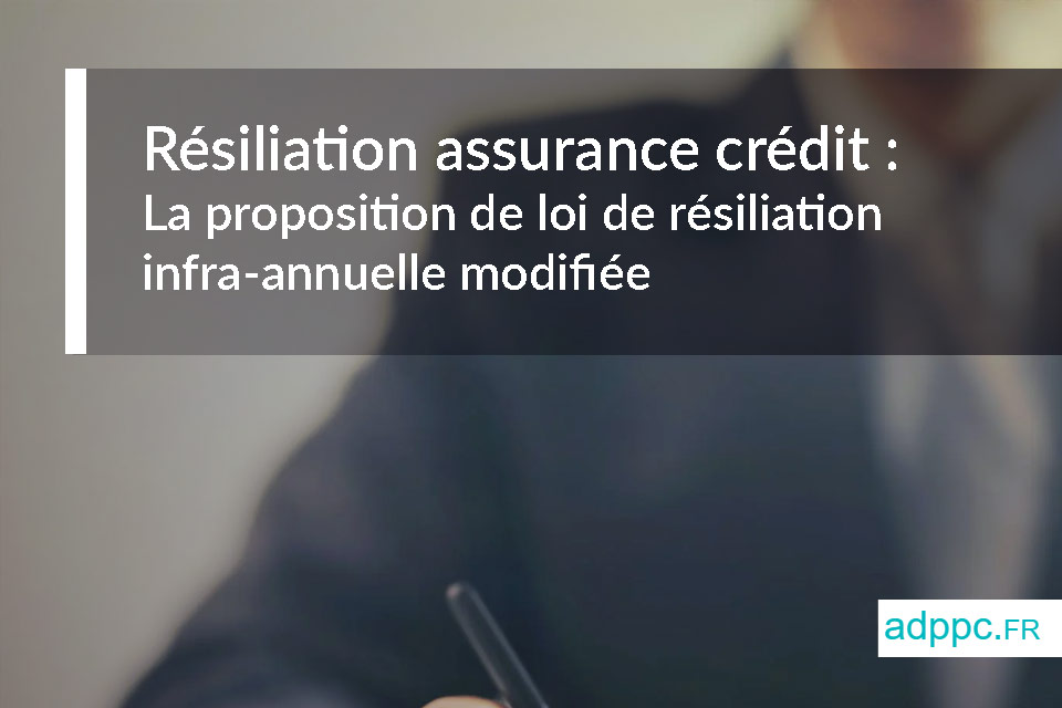 Résiliation assurance credit