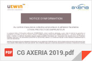 Utwin Axeria Conditions générales